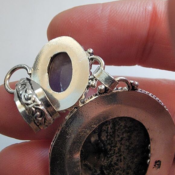 Necklace Pendants Tiffany Stone & Dendritic Jasper in Sterling Silver Jewelry - Picture 4 of 10